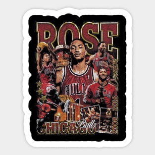 Derrick Rose Chicago Vintage Sticker
